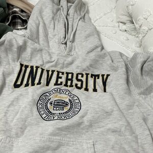 Oversized grey hoodie